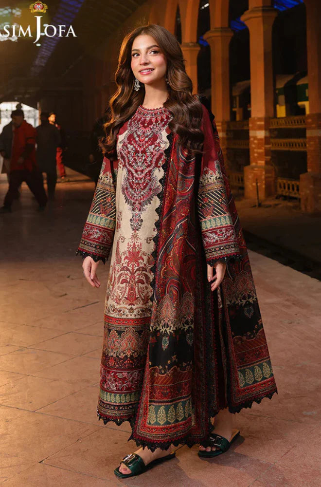 RT1257-Asim Jofa - Summer 3PC Lawn Digital Print Dress RiwajTan RT1257-Asim Jofa - Summer 3PC Lawn Digital Print Dress RiwajTan