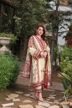 RT1256-Asim Jofa - Winter 3PC Dhanak Embroidered Suit