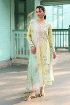 RT1338-Qalamkar - Summer 3PC Lawn Digital Print Dress