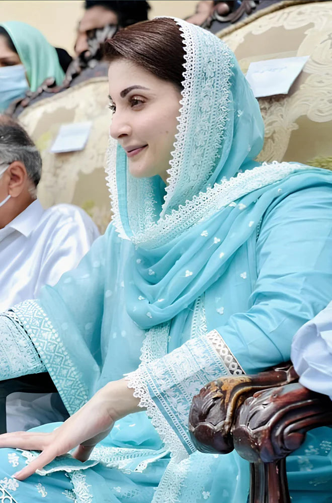 Maryam Nawaz Lawn MN-756 – 3Pcs Embroidered Lawn-RT414