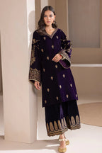 RT1201-Winter Baroque - Embroidered Velvet 3piece suit