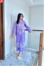 RT935-Sapphire 2Pc Embroidered Lawn Suite With Fully Embroidered trouser