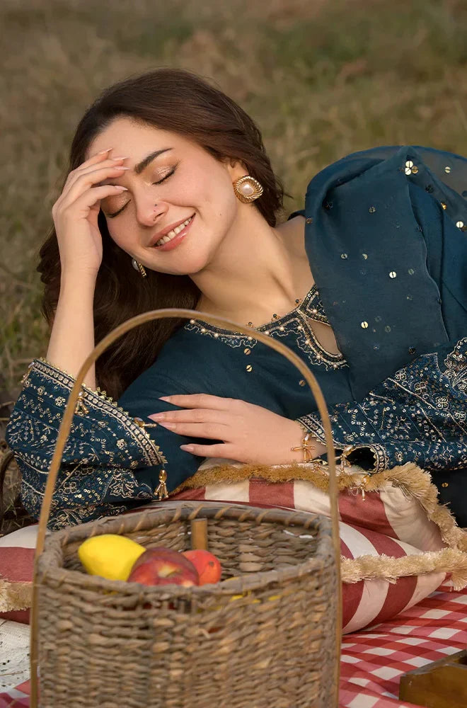 RT1314-Allys - Summer 3PC Lawn Embroidered with Sequence work Suit