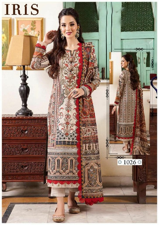 RT1263-Asim Jofa - Winter 3PC Karandi Digital Print Dress