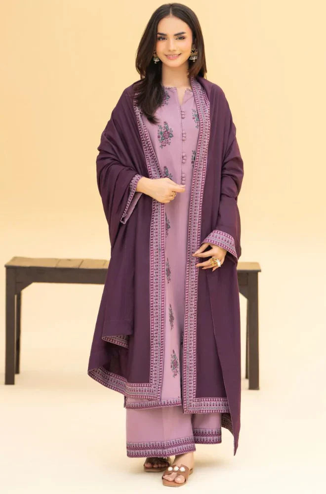 RT1288-Izel - Winter 3PC Dhanak Embroidered Suit