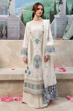 RT1312-QalamKar - 3PC Lawn ChickenKari Embroidered Suit