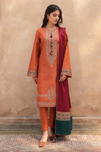 RT1241-Jazmin - Winter 3PC Dhanak Embroidered Suit