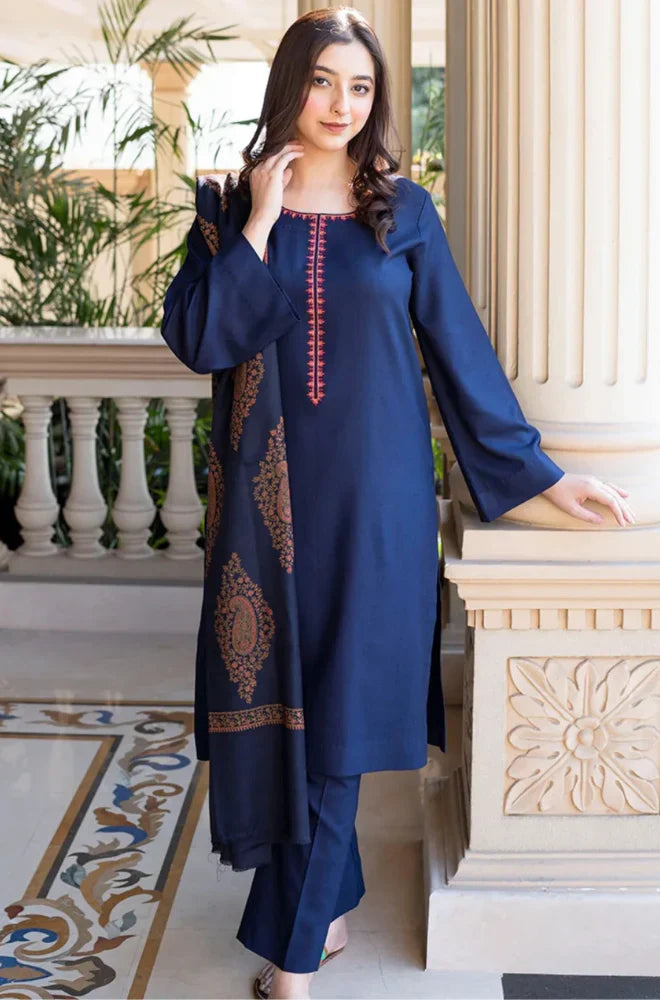 RT1238-Asling - Winter 3PC Dhanak Embroidered Suit