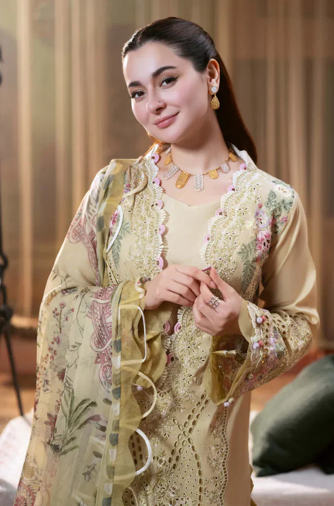 RT1327-JADE - Summer 3PC Lawn Chickenkari Embroidered Suit