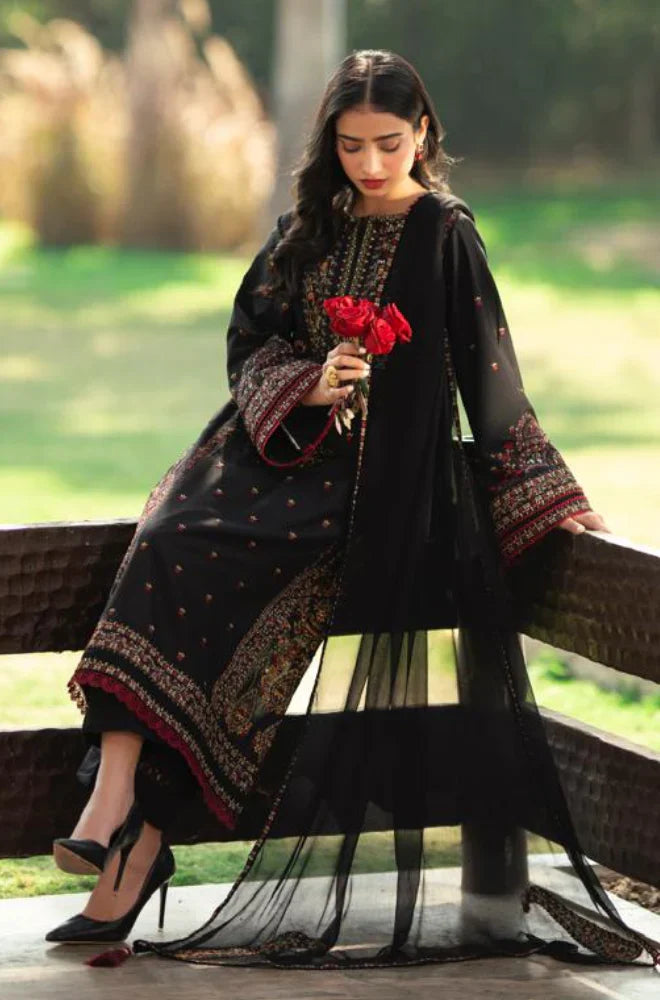 RT1321-Zara Shahjahan - Summer 3PC Lawn Embroidered Suit