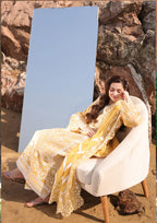 RT1308-Imrozia Serene - Summer 3PC Lawn Chikenkari Embroidered Shirt