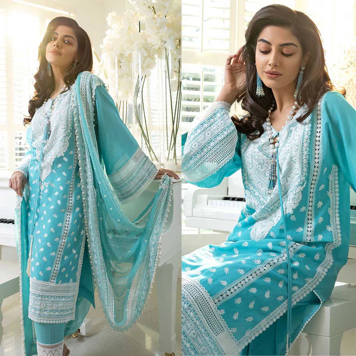 Maryam Nawaz Lawn MN-756 – 3Pcs Embroidered Lawn-RT414