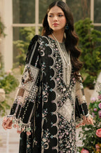 RT1329-BIN ILYAS - Summer 3PC Lawn Chikankri Embroidered Suit