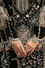 RT1329-BIN ILYAS - Summer 3PC Lawn Chikankri Embroidered Suit