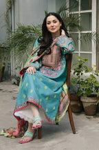 RT1301-Zara Shahjahan - 3PC Lawn Embroidered Suit