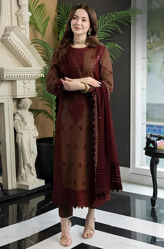 RT911- ASIM JOFA SUMMER 3PC LAWN EMBROIDERED