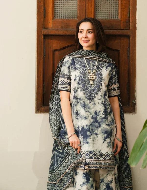 RT949 - Faiza Saqlain 3PC Lawn Printed Suit