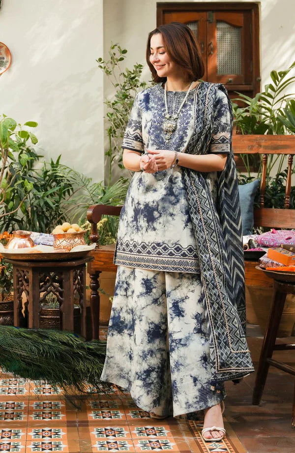 RT949 - Faiza Saqlain 3PC Lawn Printed Suit