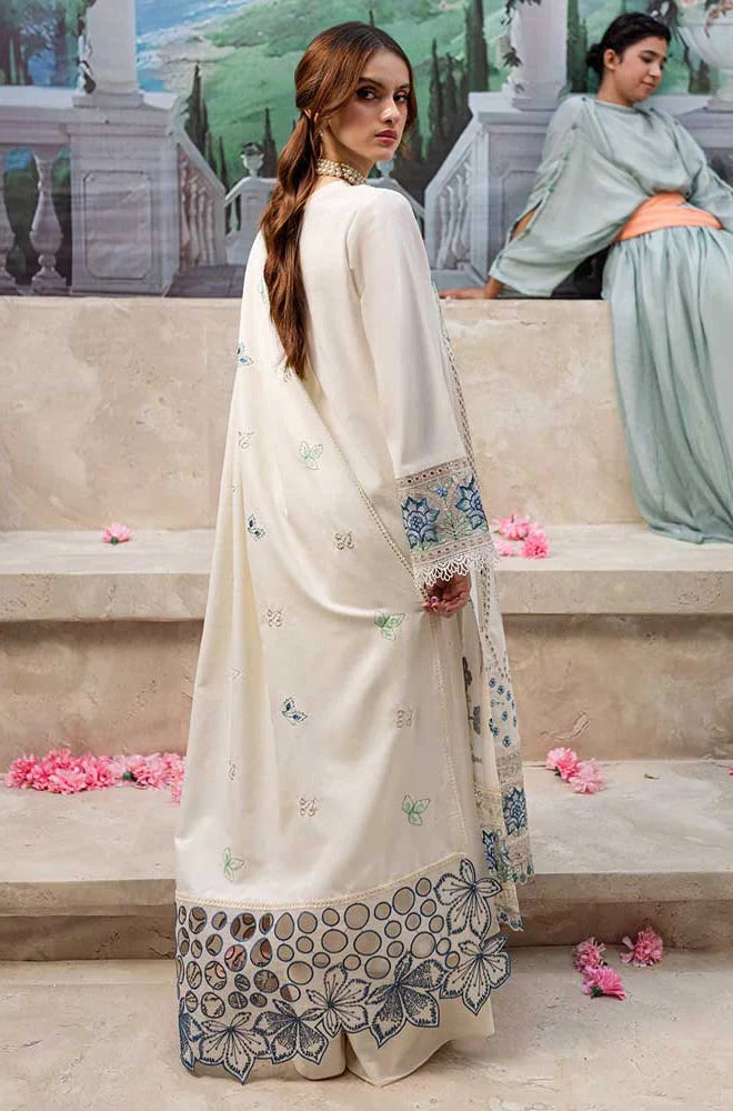 RT1312-QalamKar - 3PC Lawn ChickenKari Embroidered Suit