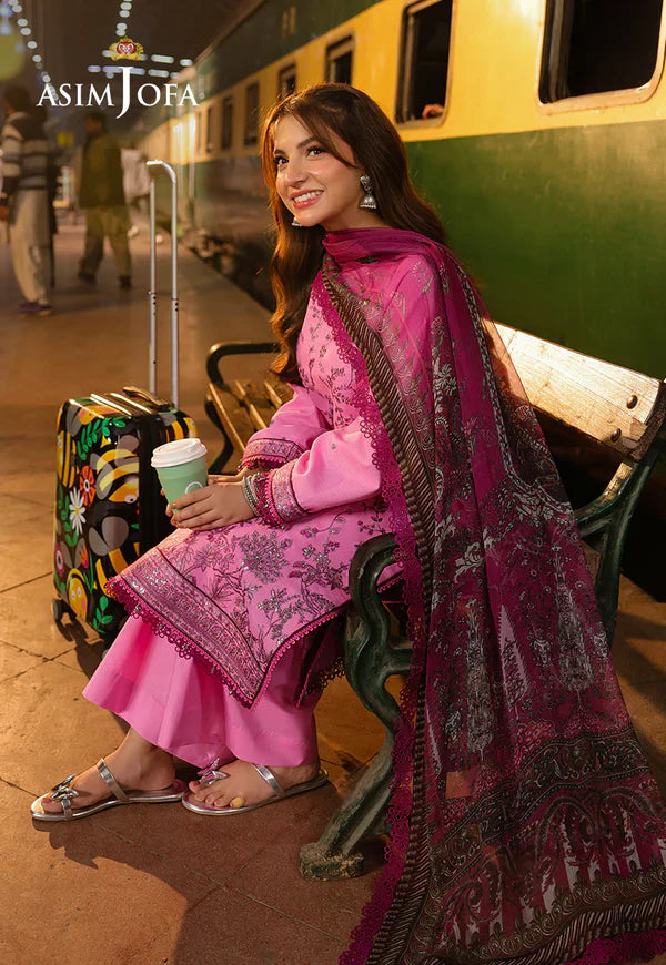 RT1330-Asim Jofa - Summer 3PC Lawn Embroidered Suit