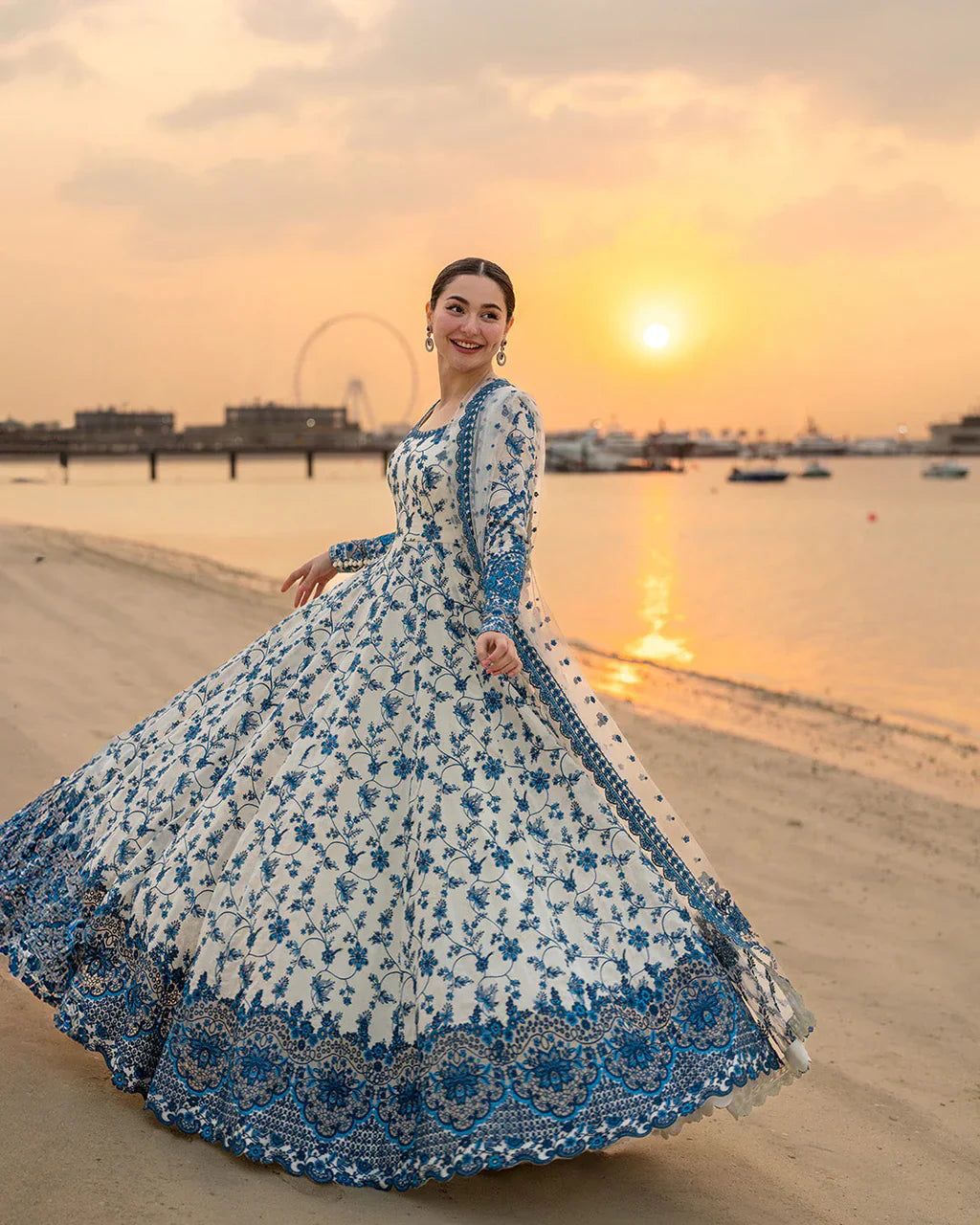 RT1346-FAIZA SAQLAIN - Summer 3PC Lawn Printed Lawn Silk