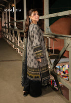 RT1264-Asim Jofa - Winter 3PC Karandi Digital Print Dress