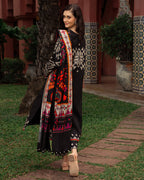 RT1261-Charizma - Winter 3PC Karandi Digital Print Dress