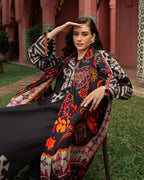 RT1261-Charizma - Winter 3PC Karandi Digital Print Dress