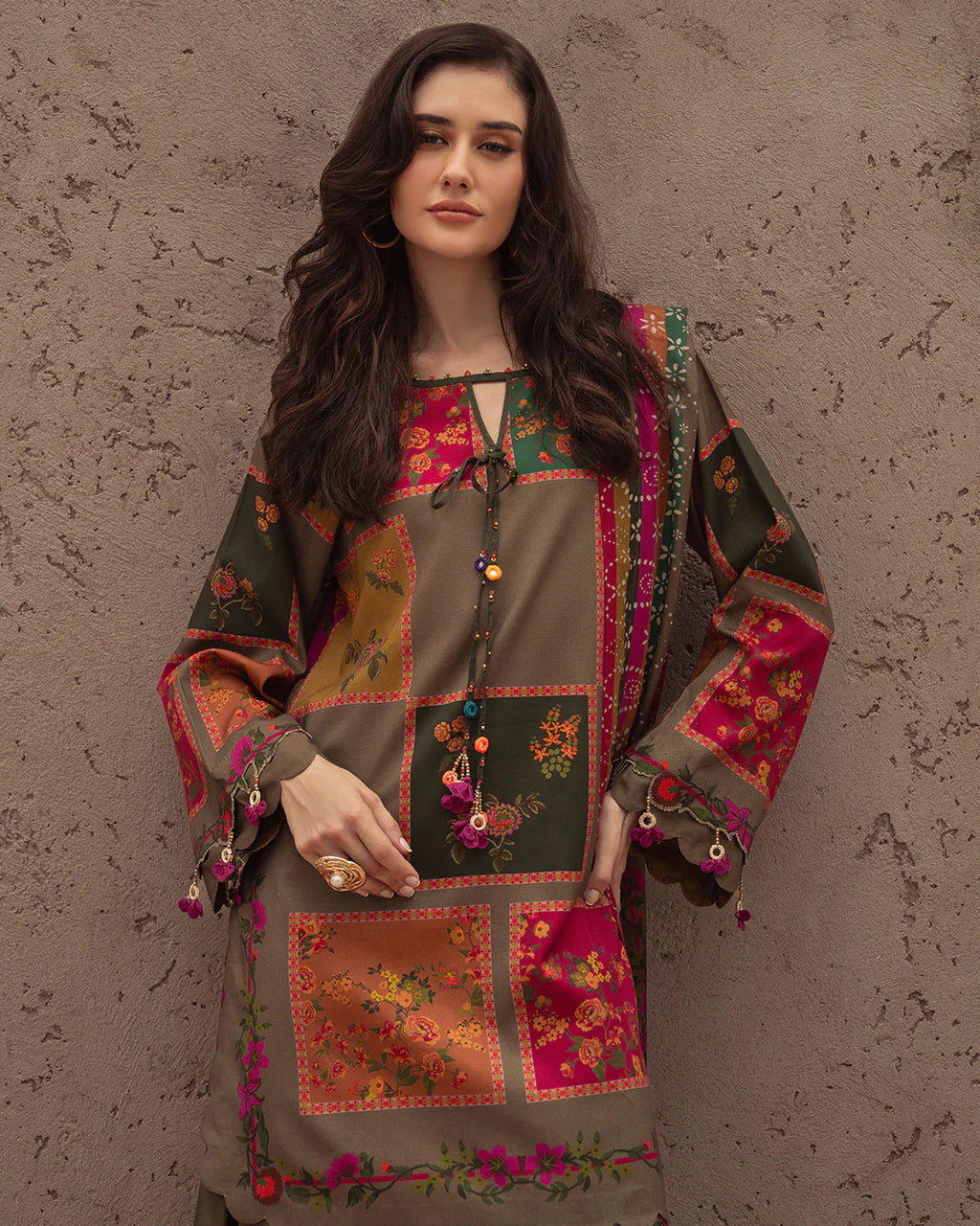 RT1254-Charizma - Summer 3PC Lawn Digital Print Dress