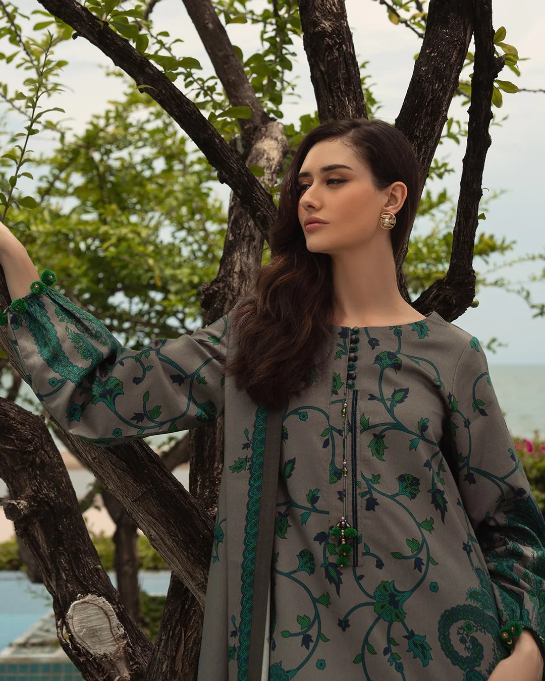 RT1260-Charizma - Winter 3PC Karandi Digital Print Dress