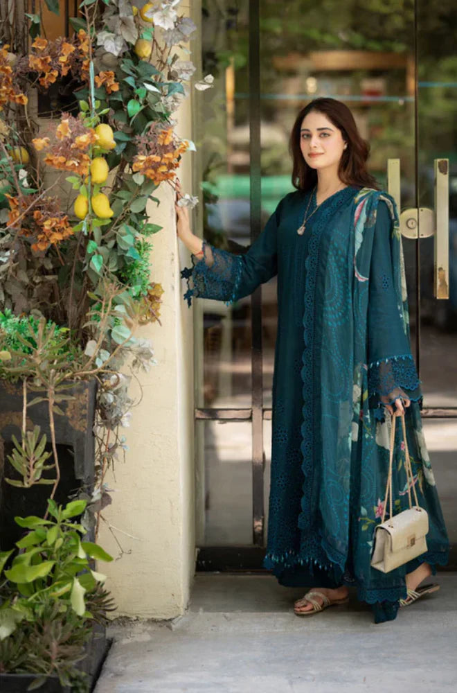 RT1348-Libass Summer 3PC Lawn Embroidered Suit