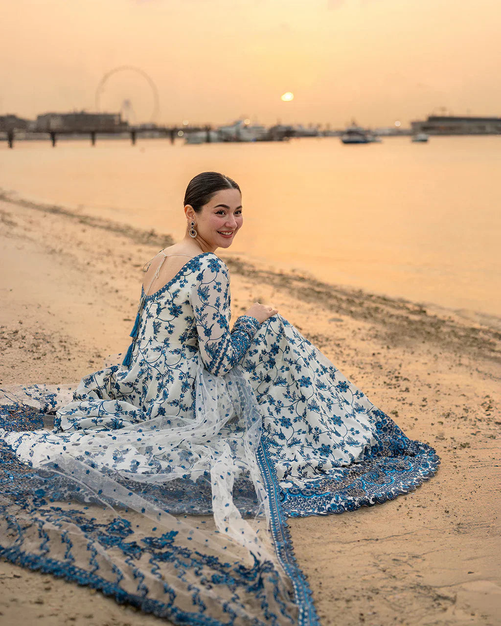 RT1346-FAIZA SAQLAIN - Summer 3PC Lawn Printed Lawn Silk