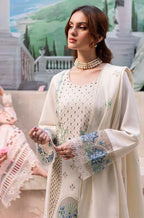 RT1312-QalamKar - 3PC Lawn ChickenKari Embroidered Suit