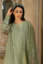 SOBIA NAZIR EMBROIDERED 3PC LAWN DRESS WITH Embroidered Organza Dopata-RT543