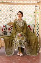 RT1311-MAHNUR - Summer 3PC Lawn Embroidered with Sequence Suit