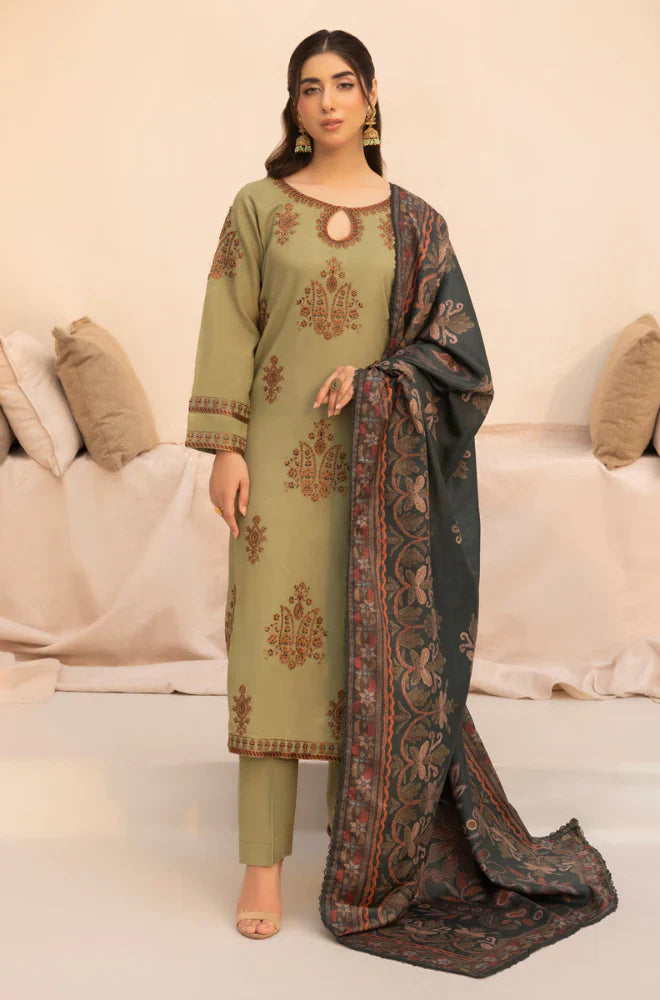 RT1227-Mohagni - Winter 3PC Dhanak Embroidered Suit