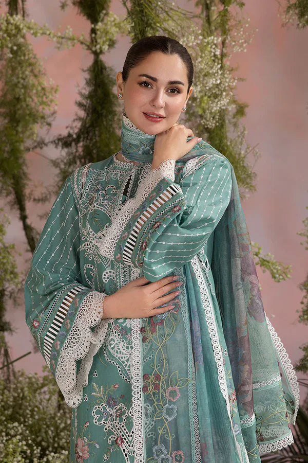 RT1320-Sobia Nazir - Summer 3PC Lawn ChickenKari Embroidered Suit