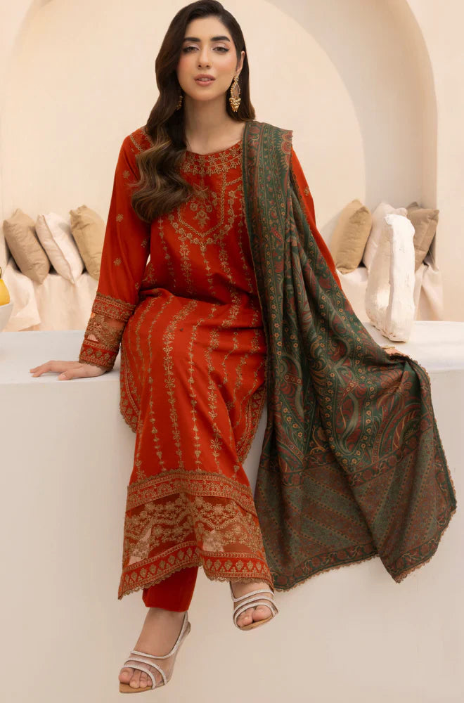 RT1237-Mohagni - Winter 3PC Dhanak Embroidered Suit