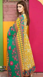 RT1333-Khaadi - Summer 3PC Lawn Digital Print Dress