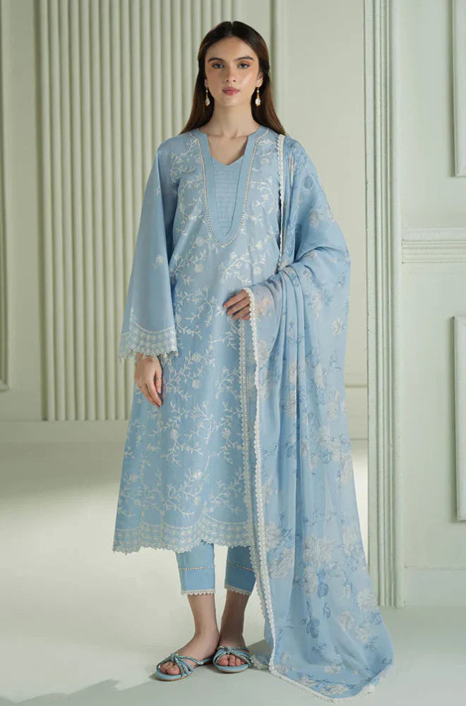 RT1306-Cross Stitch - 3PC Lawn Embroidered Suit