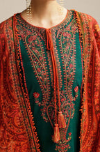 RT1305 - Hussain Rehar 3 Piece Embroidered Lawn Suit