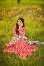RT1332-Aneelas - Summer 3PC Lawn Digital Print Dress