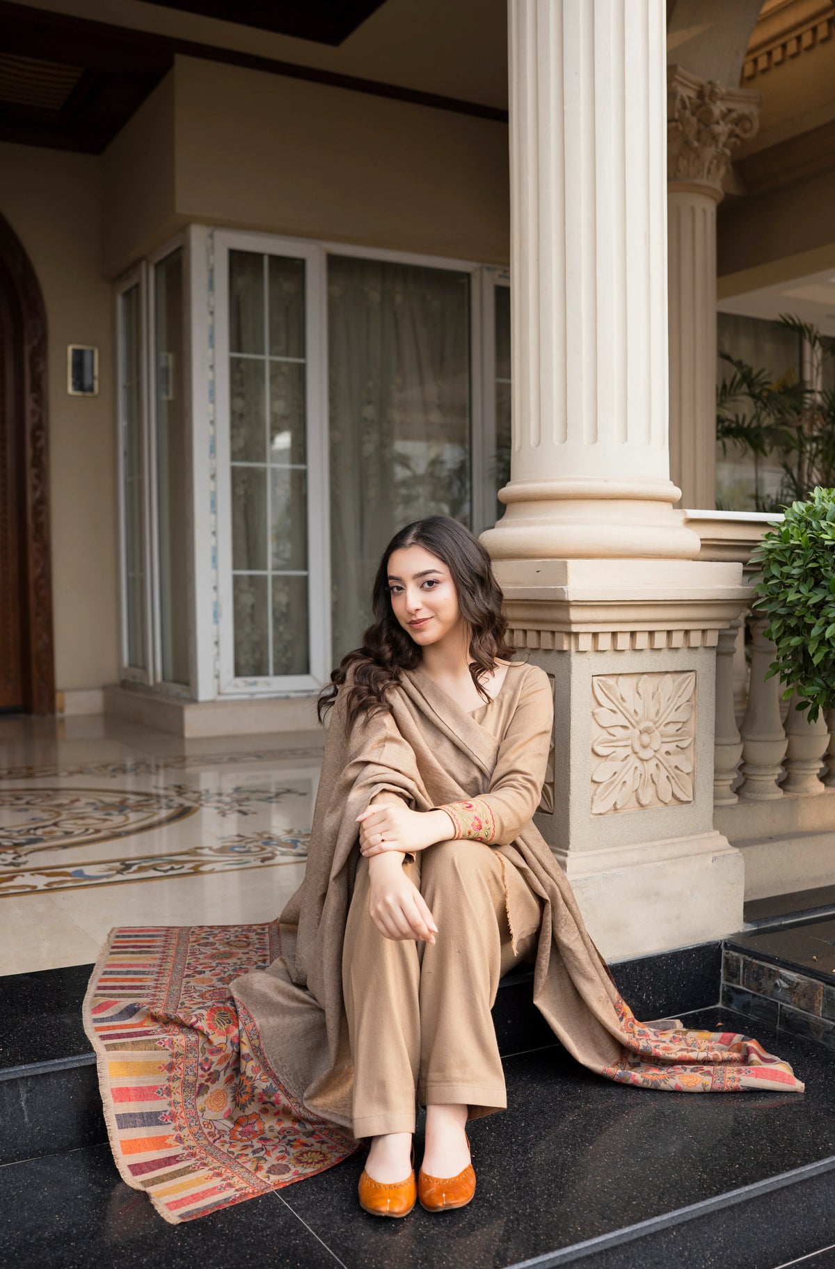 RT1401-Aisling - Winter 3PC Dhanak Embroidered Suit
