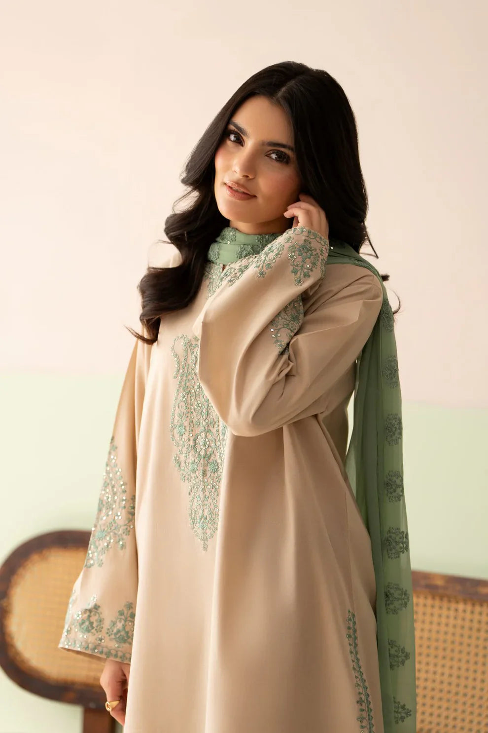 RT1347-Limelight - Summer-3PC Lawn Embroidered Suit