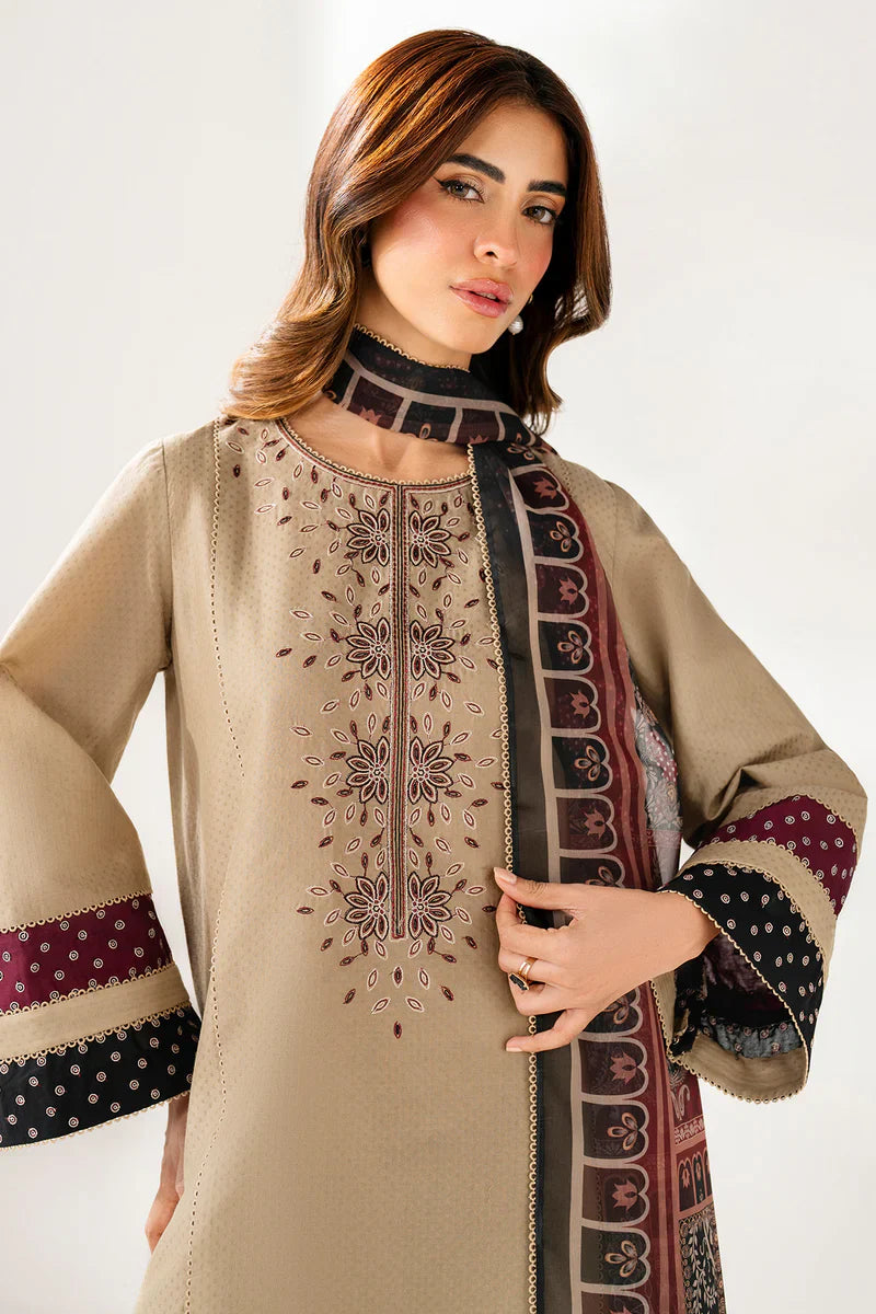 RT1231-Jazmin - Winter 3PC Dhanak Embroidered Suit