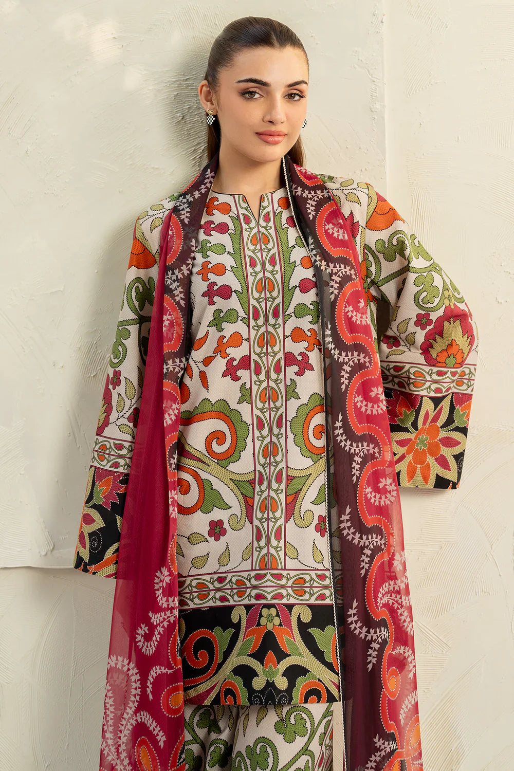 RT1337-Jazmin - Summer 3PC Lawn Digital Print Dress