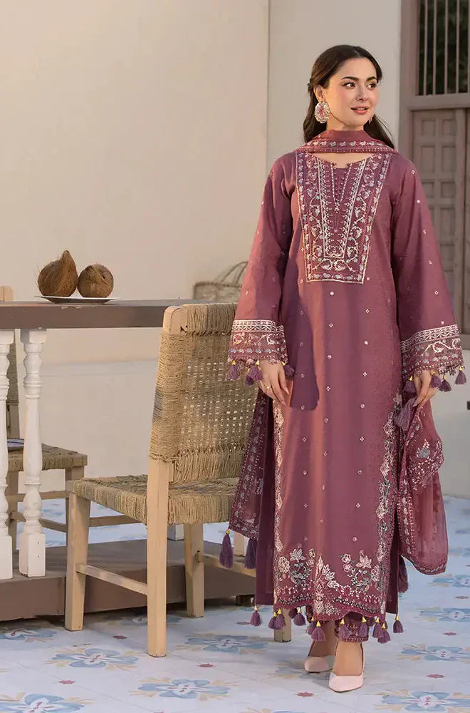 RT1258-Jade - Winter 3PC Dhanak Embroidered Suit