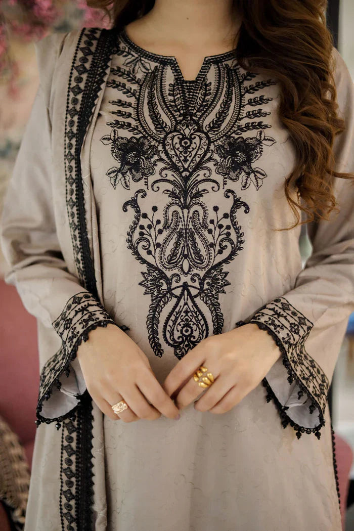 RT1322-Libaas - Summer 3PC Lawn Embroidered Suit