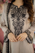 RT1322-Libaas - Summer 3PC Lawn Embroidered Suit