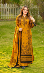RT1290-Libass - Winter 3PC Dhanak Embroidered Suit